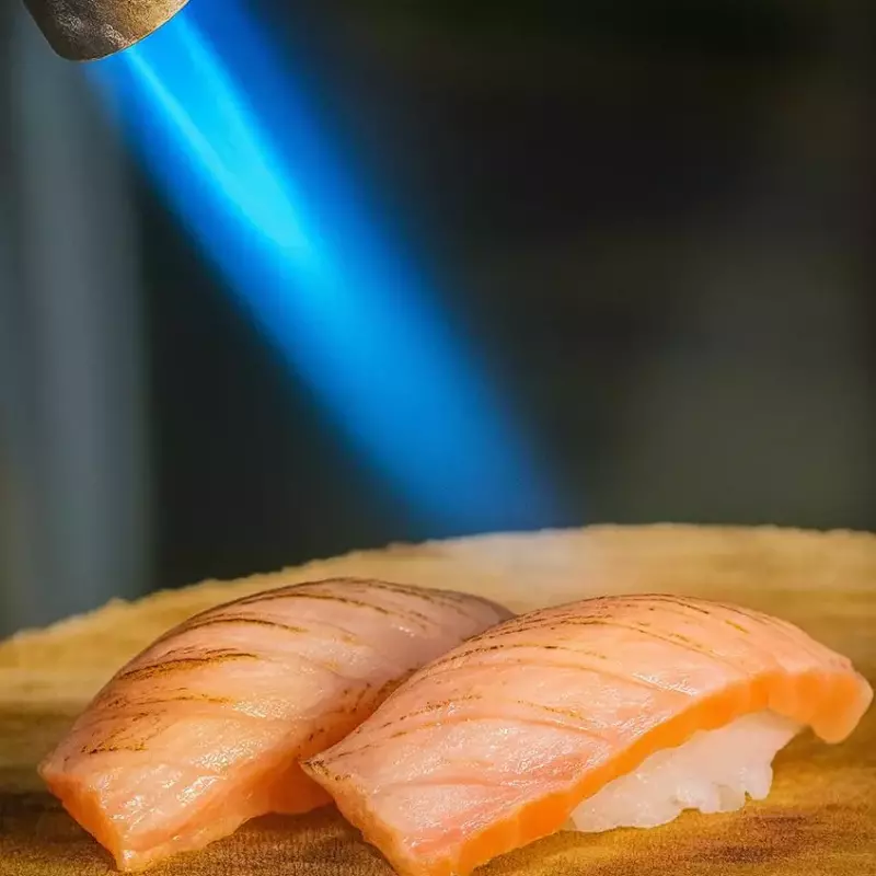 Salmão maçaricado (Dupla)