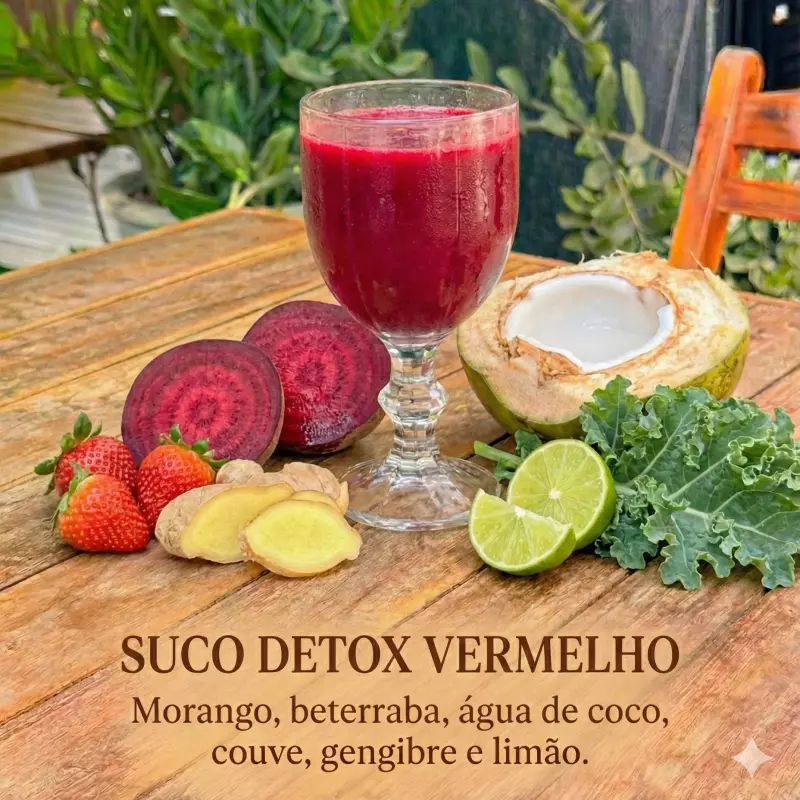 SUCO DETOX - VERMELHO (350ml)