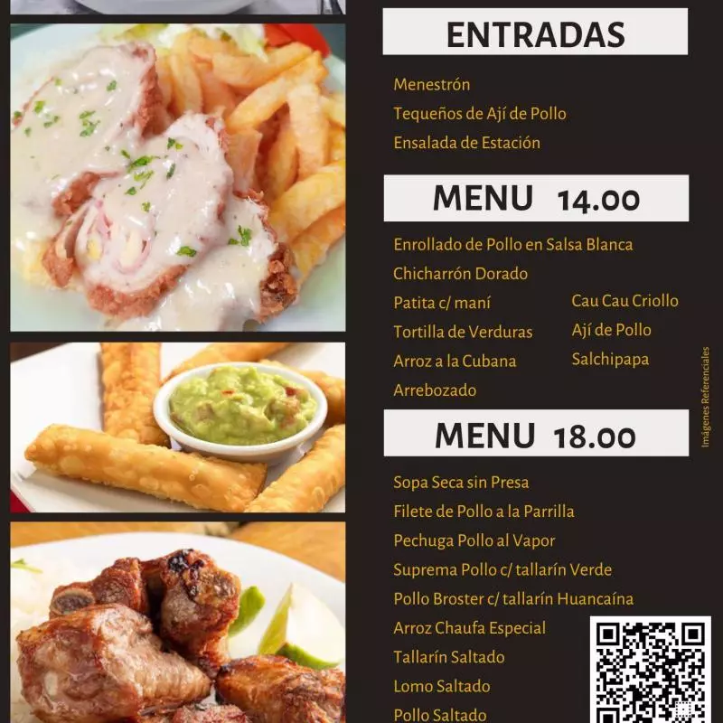 Menú 18.00 soles