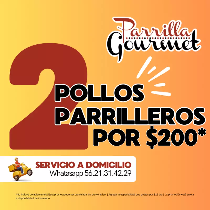 Dos pollos a la parrilla