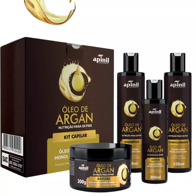 Kit capilar argan apinil