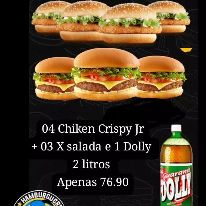 4 CHICKEN JUNIOR 3 SALADA (IND)