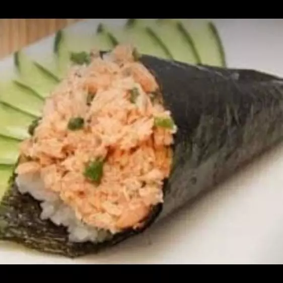 Temaki salmão grelhado