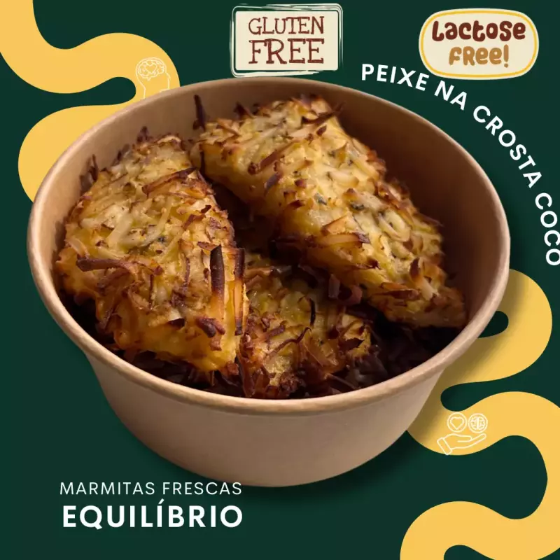 Peixe em Crosta de Coco