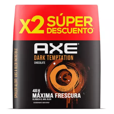 2 Desod Axe Dark Temptation spray