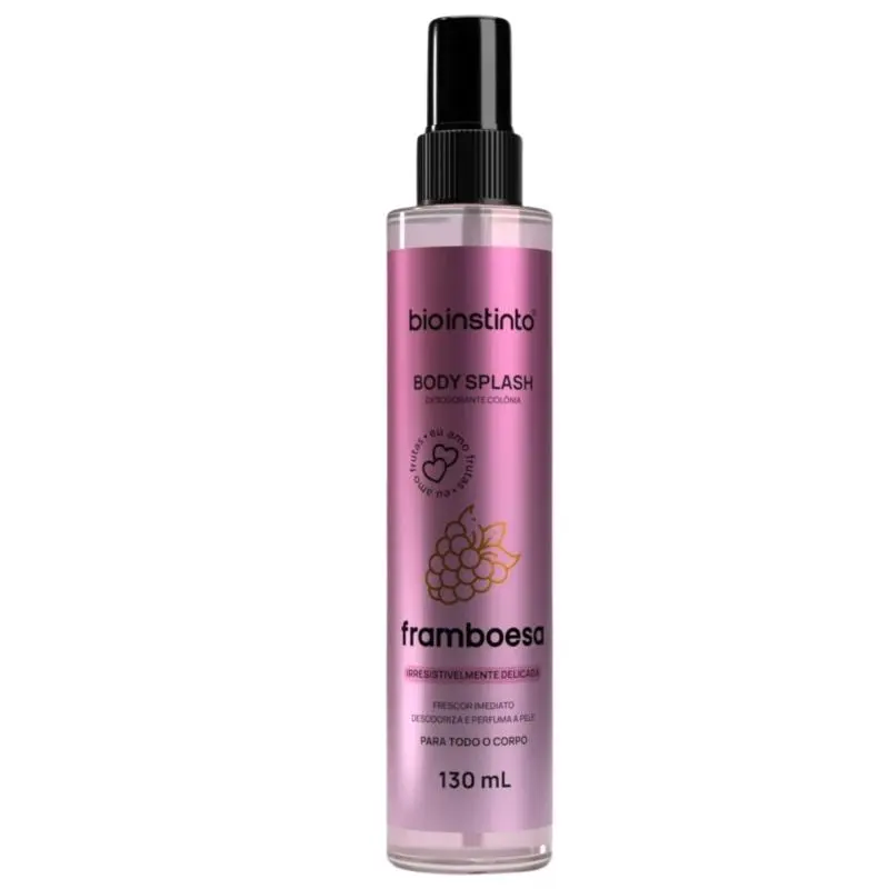 Body Splash Framboesa 130ml BioInsti