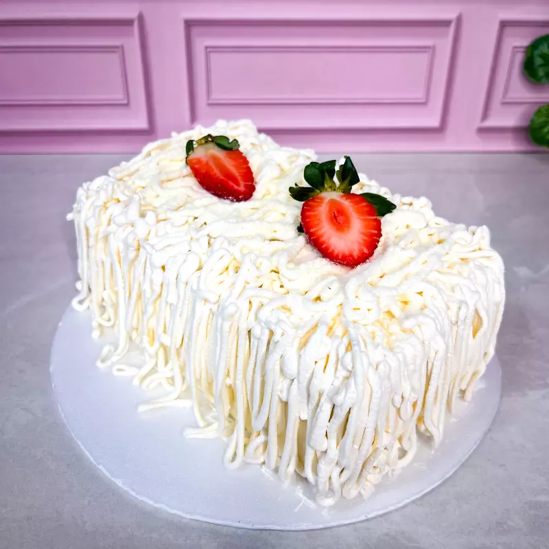 Mini Bolo (Brigadeiro Branco)