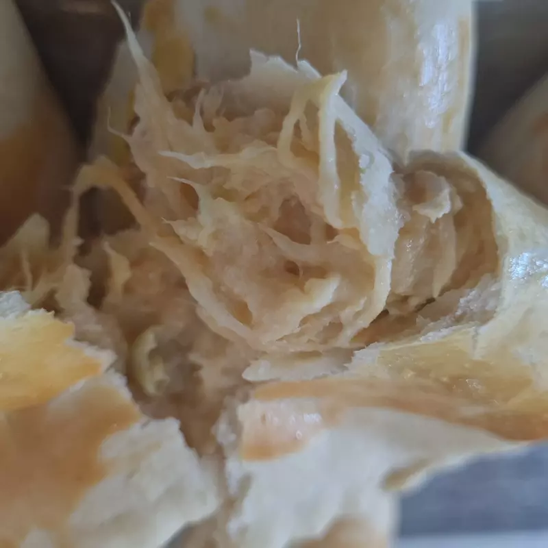 Pastel forno de palmito