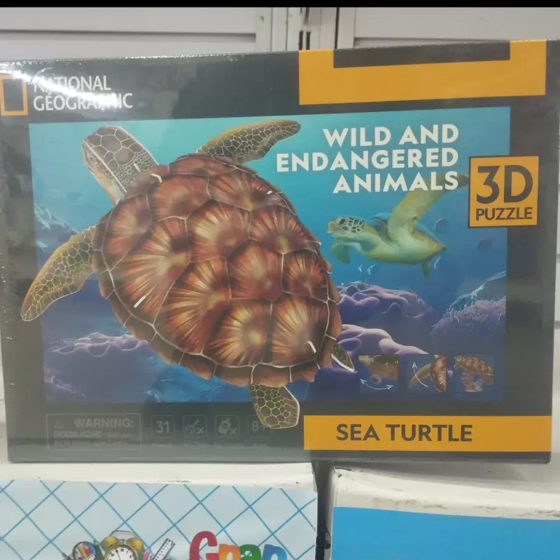 Rompecabezas Tortuga Marina 3D