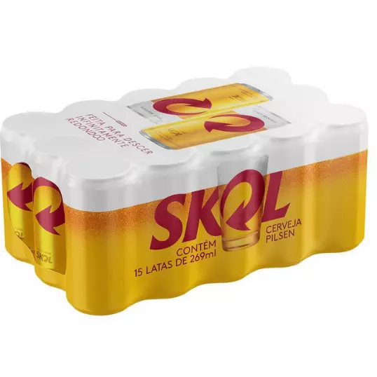 SKOL 269 ML CX 15 UNID