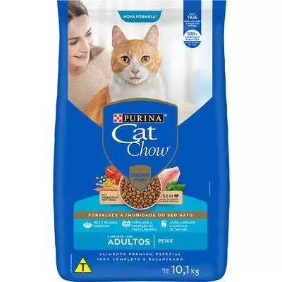 Cat Chow Adulto Peixe 10,1kg