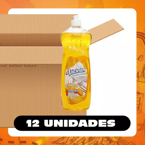 Bulto Aliclean Jabón Mandarina 750ml