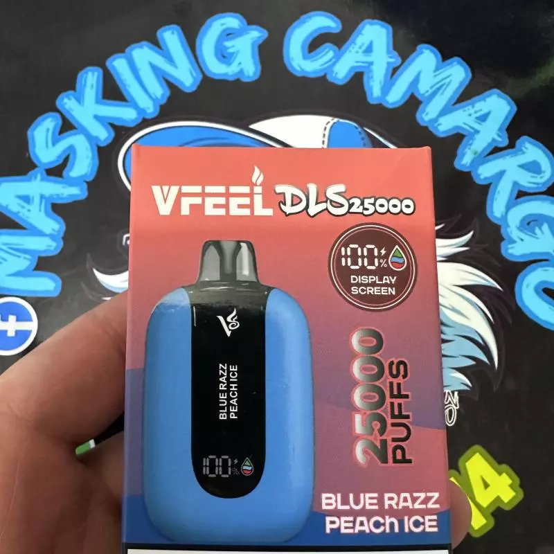 VFeel- Blue Razz Peach Ice 🫐🍑🧊