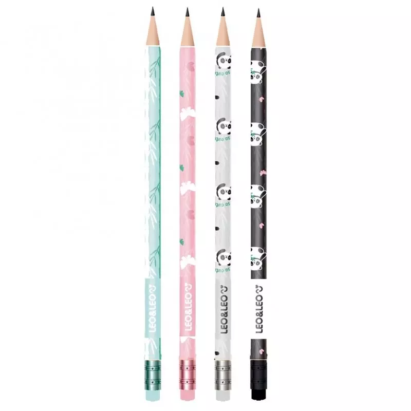 Lápis preto HB - Panda Leo & Leo