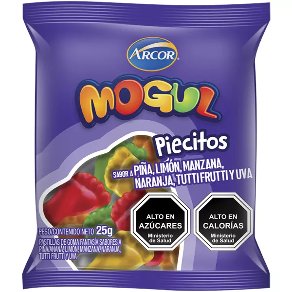 Gomitas mogul 25g(piecitos)