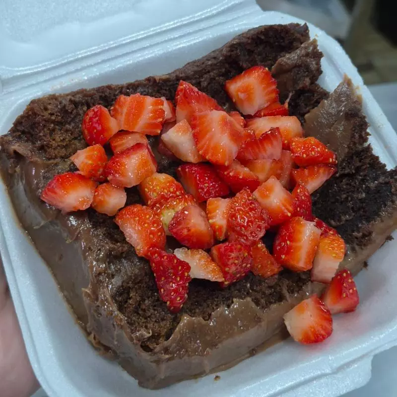 Chocolate com morango