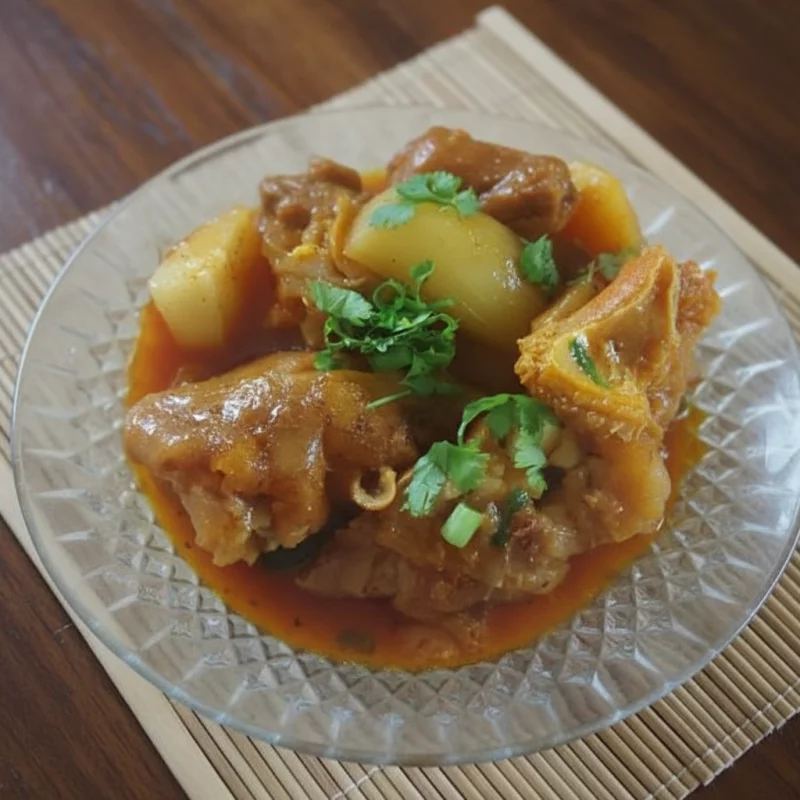 PÉ DE PORCO C/MANDIOCA  GRANDE