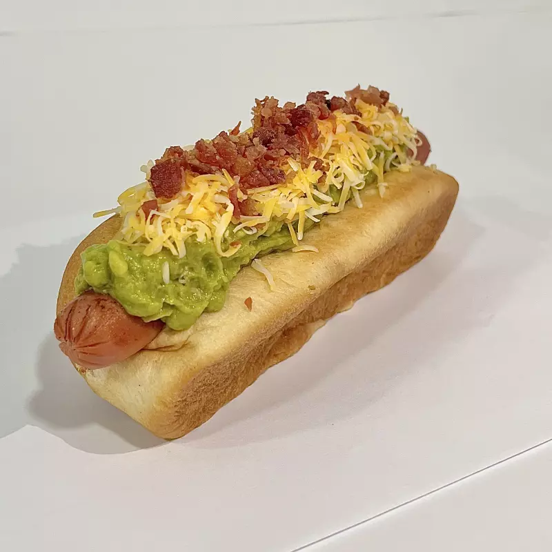CHEESY GUACAMOLE DOG