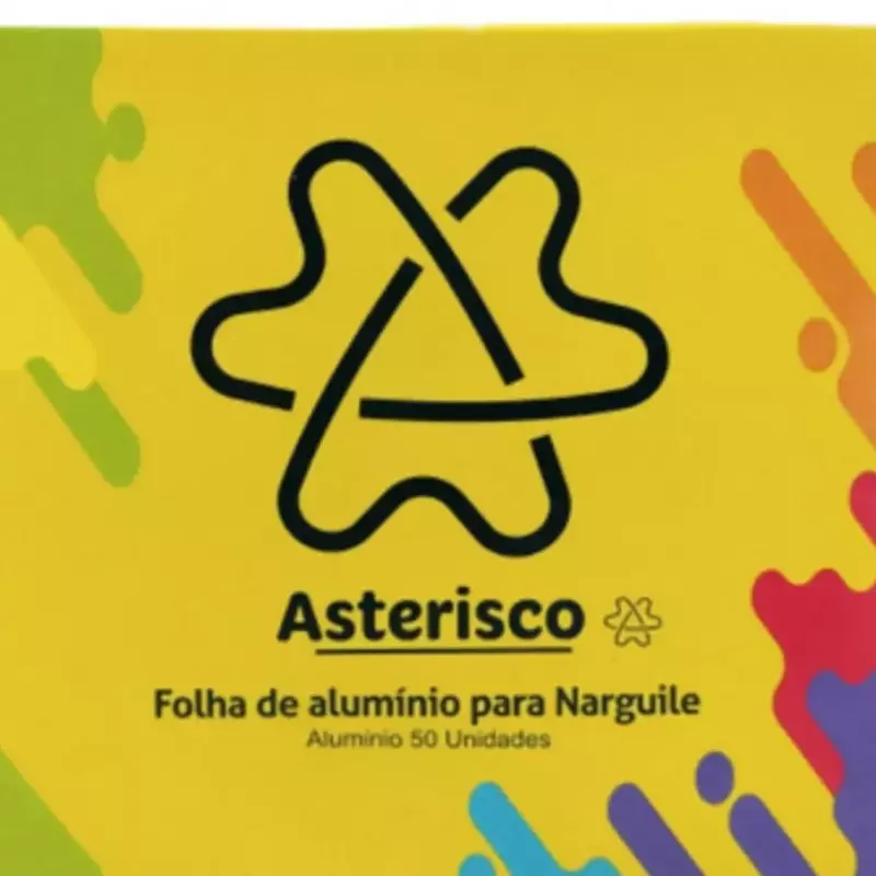 ALUMINIO ASTERISCO 50 FOLHAS