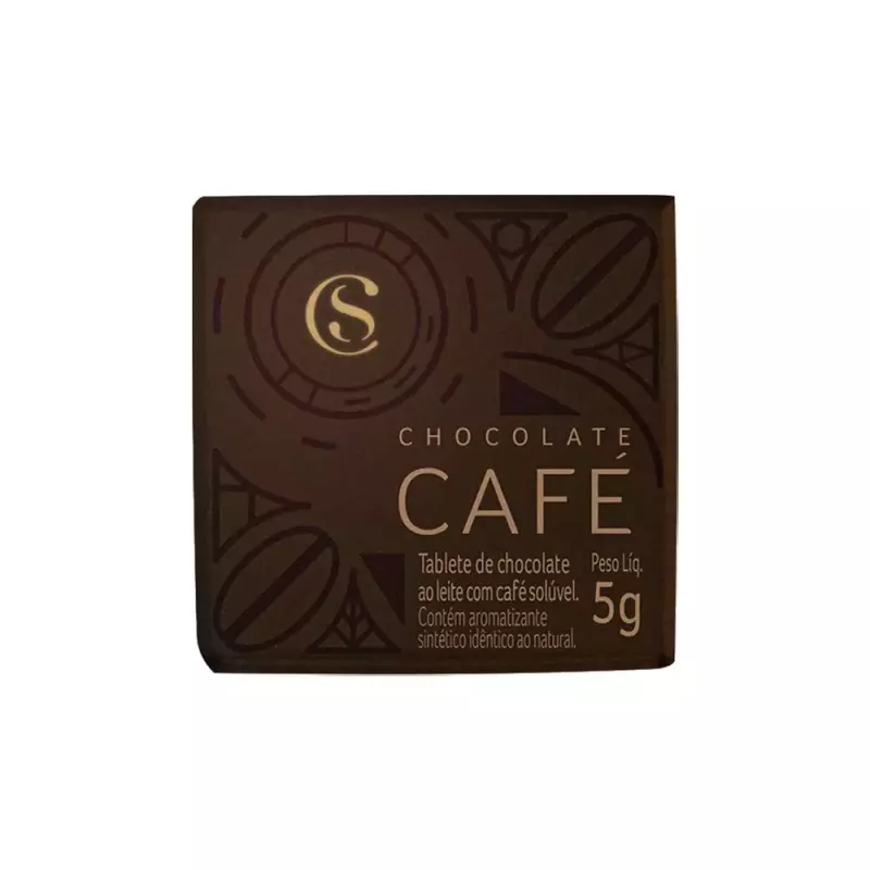 Tablete Chocolate ao Leite Café 5g