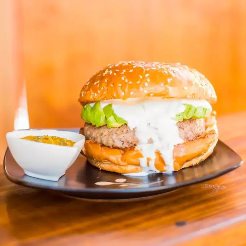 Street fighter burger