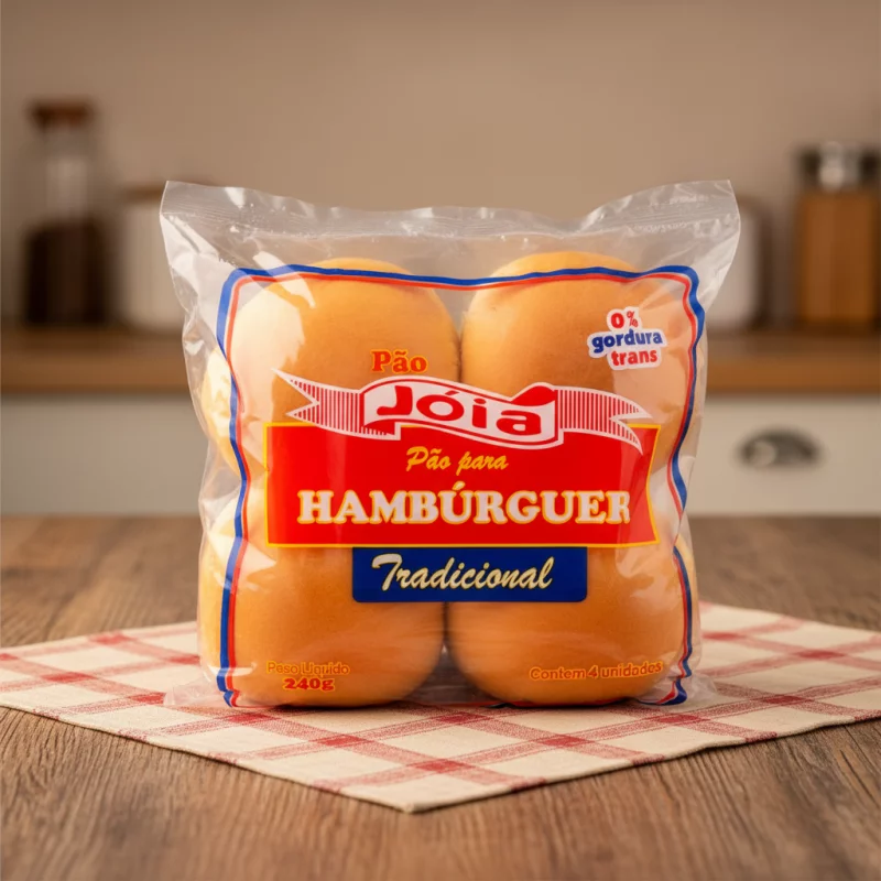 PÃO DE HAMBÚRGUER TRADICIONAL JÓIA