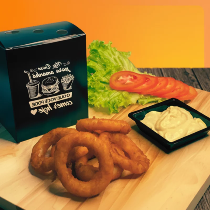 Onion Ring's com molho agridoce