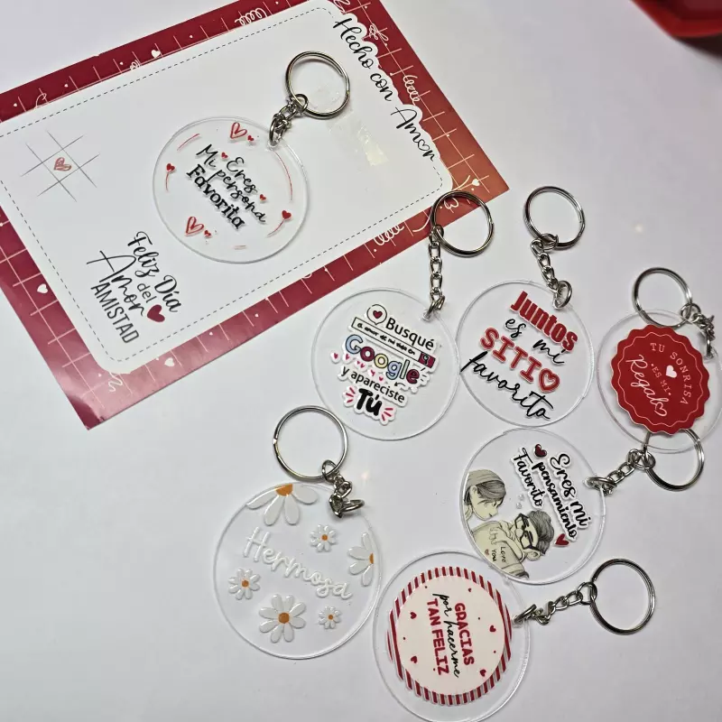 Llavero cartón aya impreso