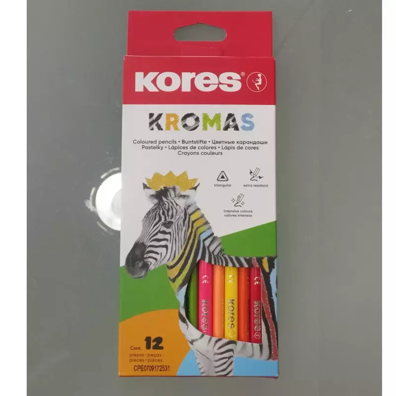 Colores kromas 12 unidades kores