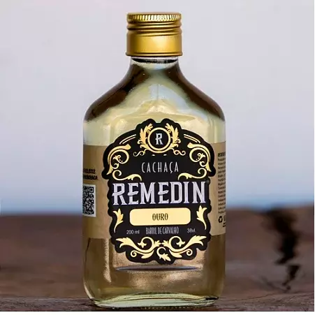 CACHAÇA OURO REMEDIN (200ml)
