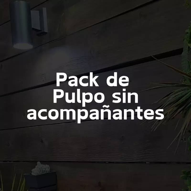 Pulpo - Pack sin acompañantes