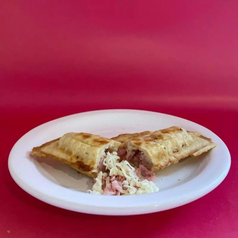 Crepe - Calabresa com Queijo