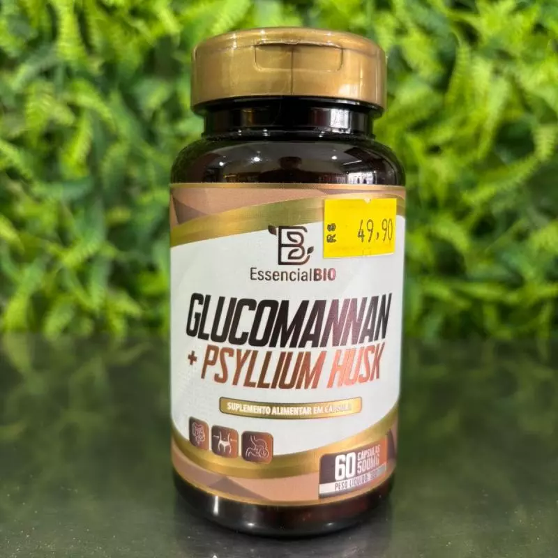 Glucomanan + psyllium 60 caps
