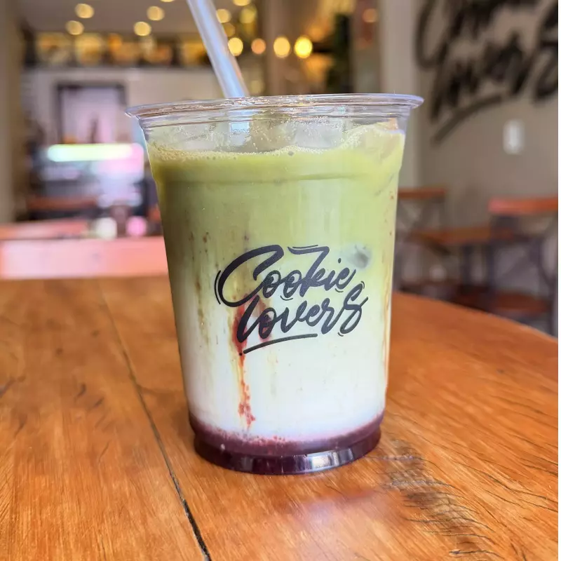 Matcha Strawberry Latte