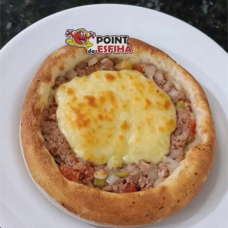 Esfiha de Carne com Queijo