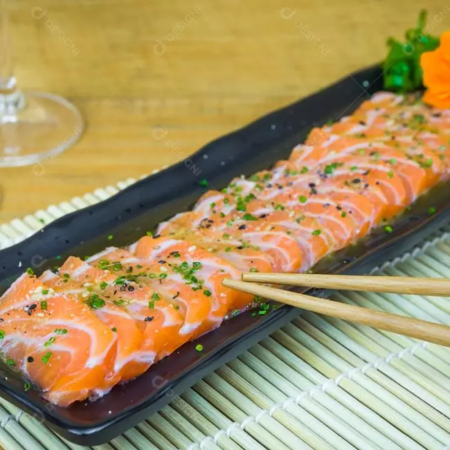 Carpaccio Salmão Ponzu Trufado