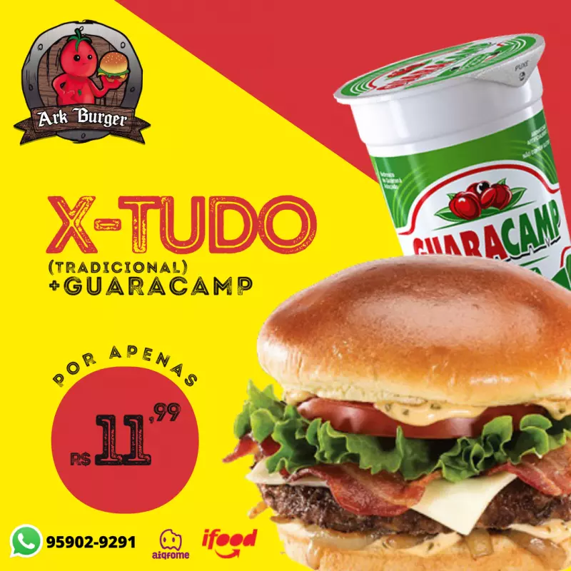 X-Tudo(Tradicional) + Guaracamp