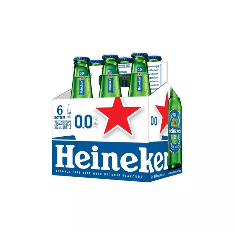 Pack Cerveza Heineken 0.0 Bot. 330cc