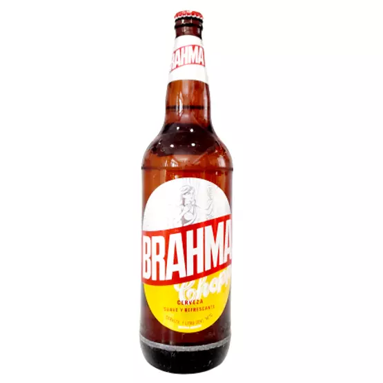 Cerveza Brahma de 1L.