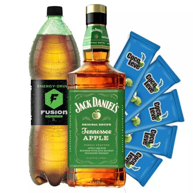 Combo Whisky J. Daniel's Apple 1L