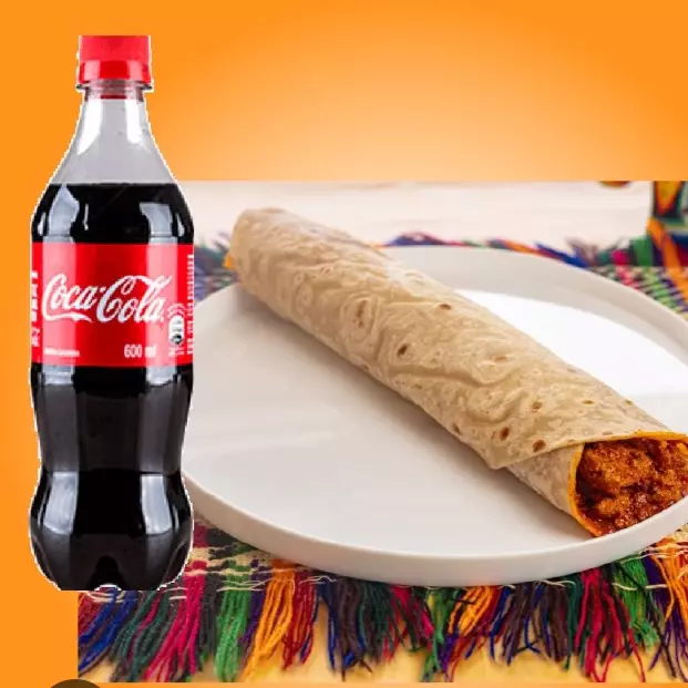 🌯🥤 Mega Burrito + Refresco