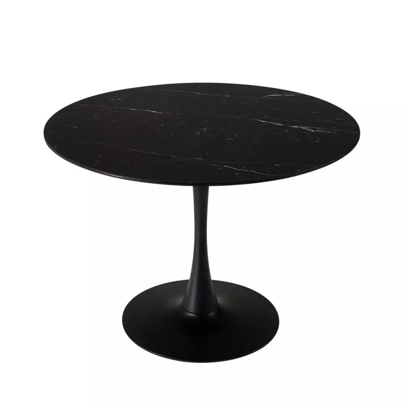 Mesa Tulip Neolith 120cm Negra