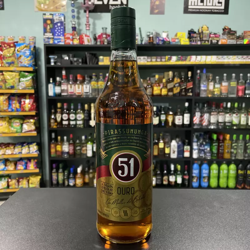 Cachaça 51 ouro 1L