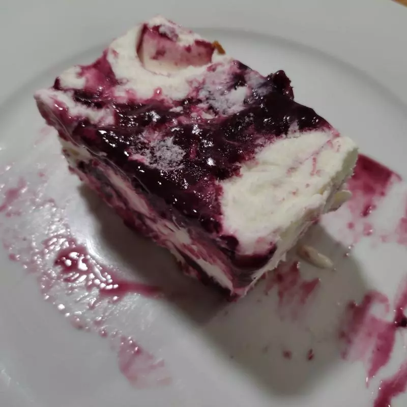 Cheesecake  con frutos rojos