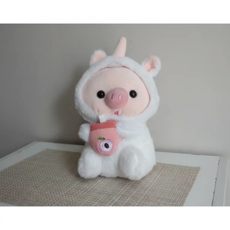 Peluche  cerdito  blanco