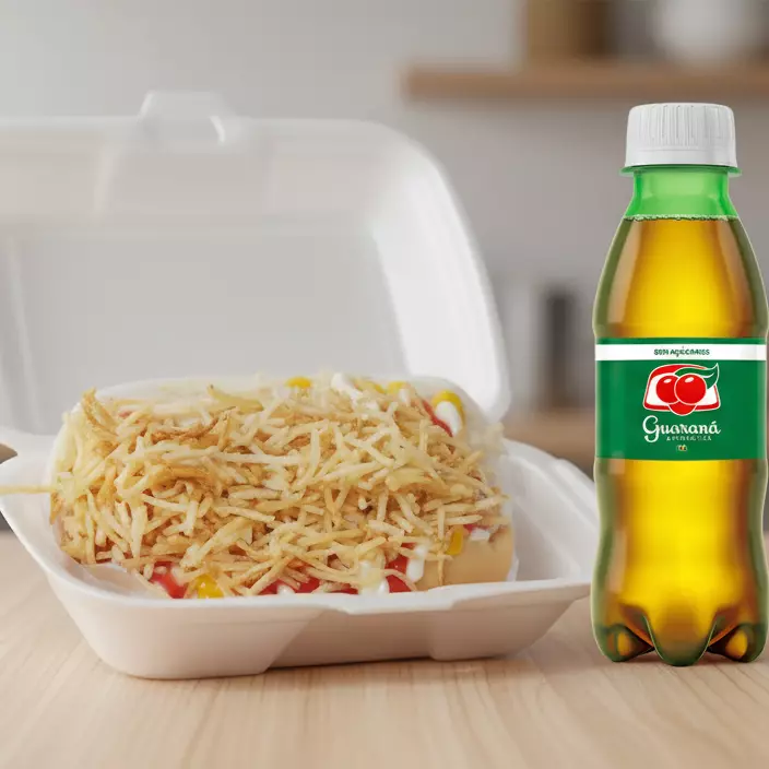 Hot dog simples + guarana 200 ML
