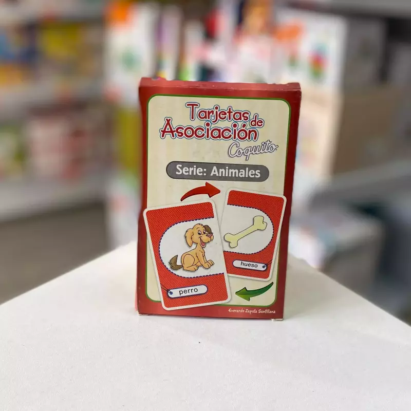 TARJETAS DE ASOCIACIÓN ANIMALES