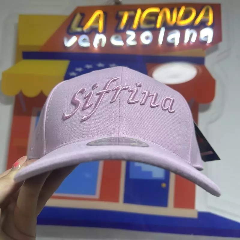 Gorra Sifrina rosa bebé