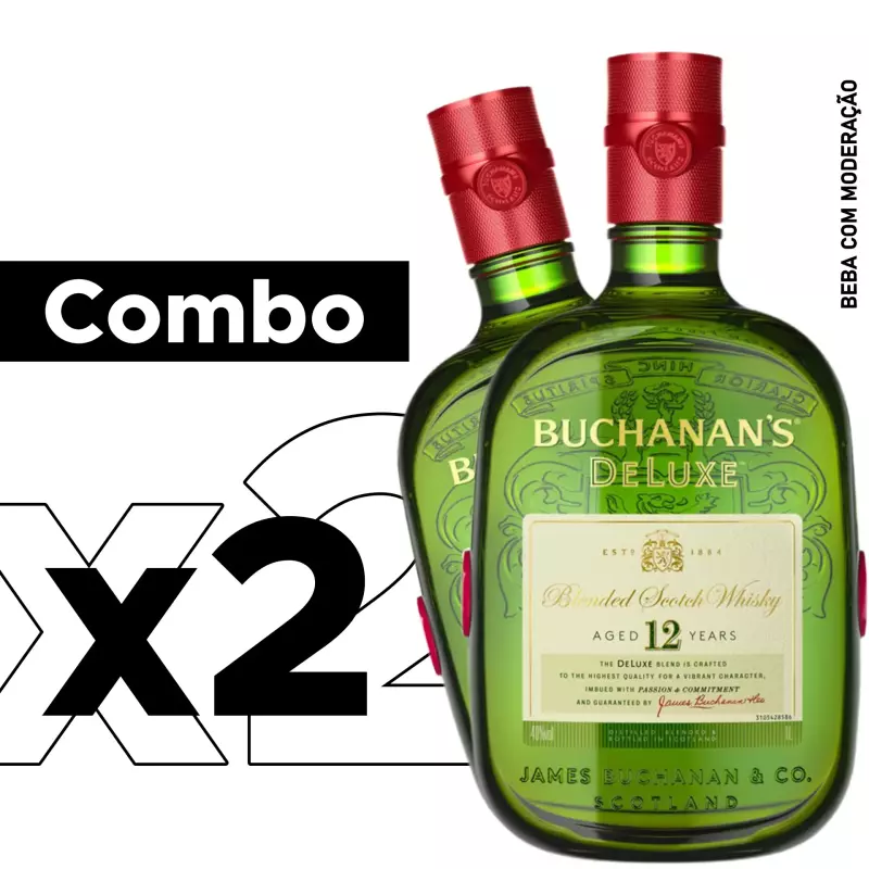 Combo x2 Whisky Buchanan's 750ml
