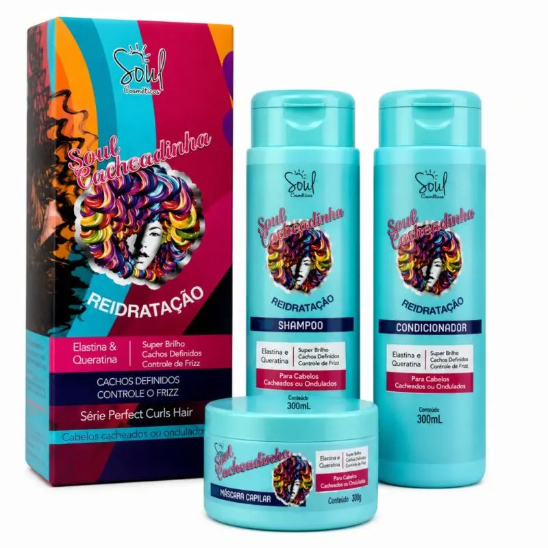 KIT CAPILAR SOUL CACHEADINHA 3X1